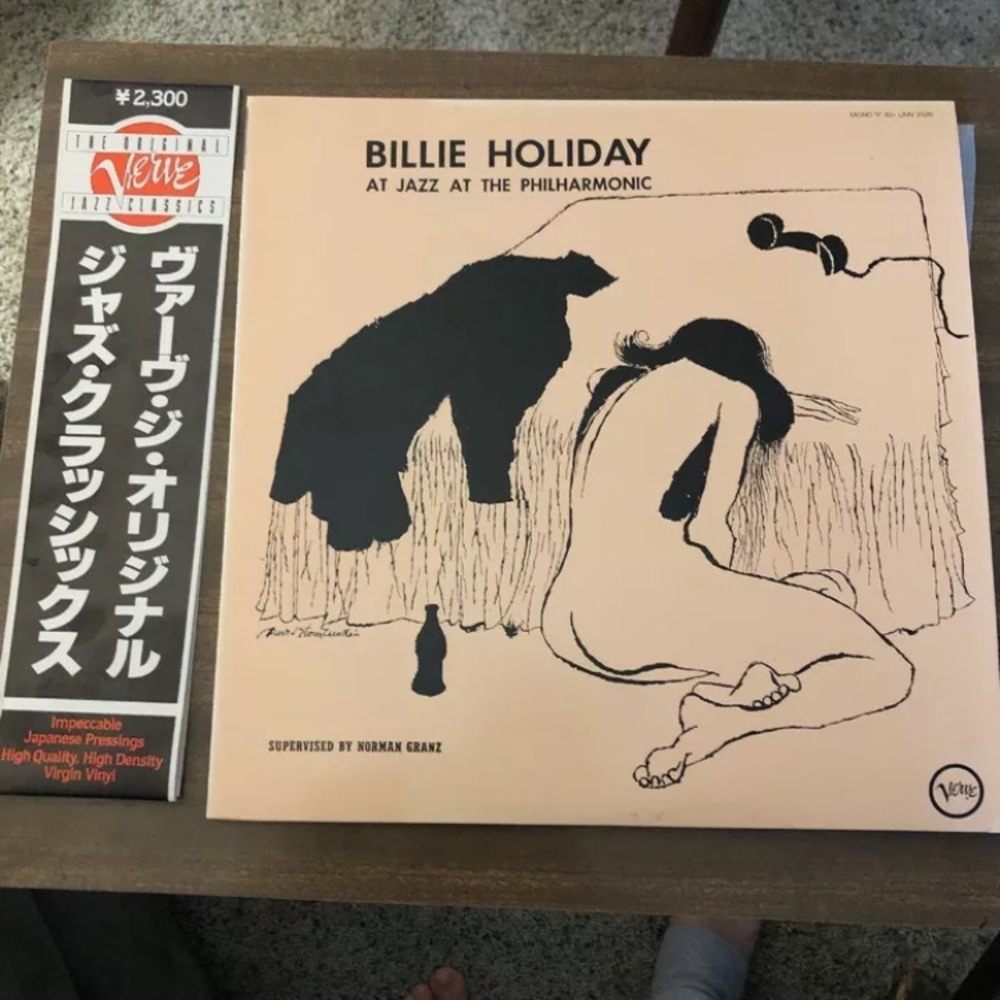 BILLIE HOLIDAY At Jazz At The Philharmonic 12" LP